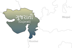 Gujarati Language Map
