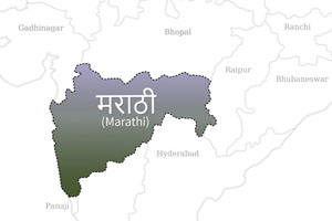 Marathi Language Map