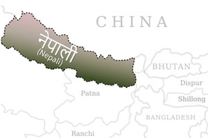 Nepali Language Map
