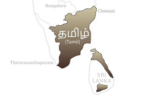 Tamil Language Map